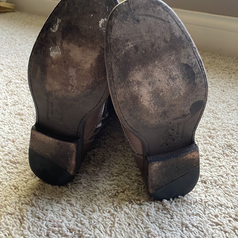 Frye Phillip Riding Boots Tall 7.5 gray/taupe 🐴 - Picture 12 of 14